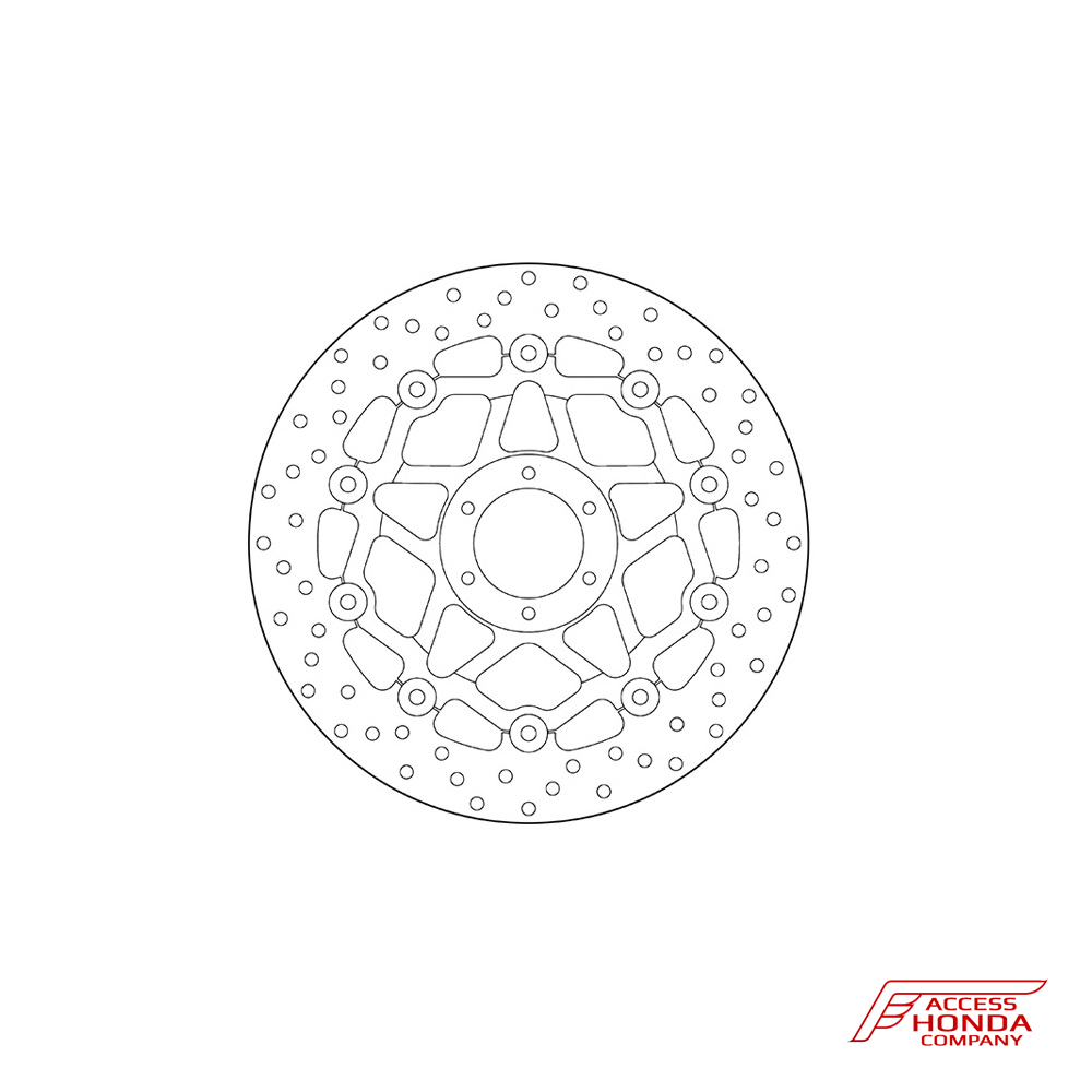 Передний тормозной диск Brembo для мотоцикла Honda Передний тормозной диск Brembo для мотоцикла Honda