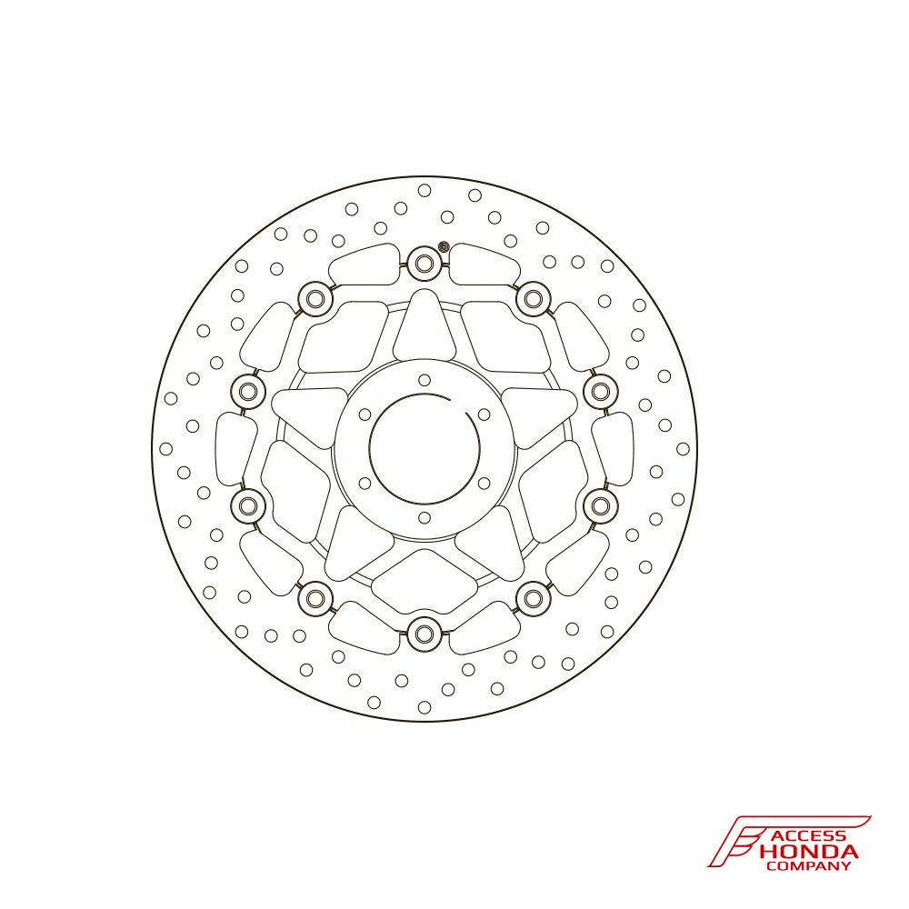 Передний тормозной диск Brembo для мотоцикла Honda CRF1000 Africa Twin 2016- Передний тормозной диск Brembo для мотоцикла Honda CRF1000 Africa Twin 2016-