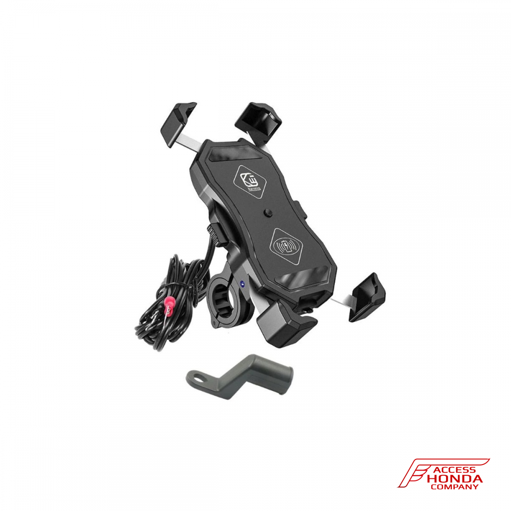 Зажим телефона на руль Deelife с беспроводной зарядкой (QC3) Зажим телефона на руль Deelife с беспроводной зарядкой (QC3)