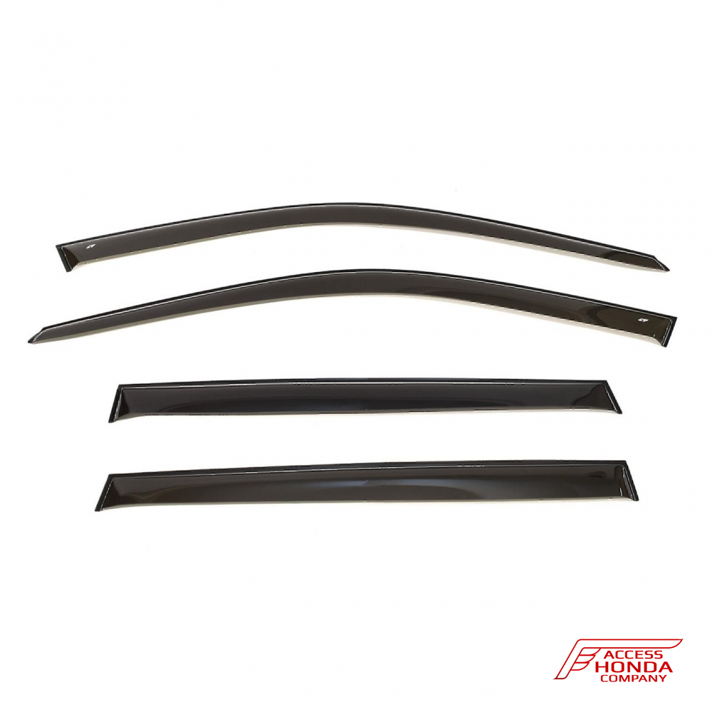 Дефлекторы дверей Cobra-tuning для Honda Pilot 3 (Хром) Дефлекторы дверей Cobra-tuning для Honda Pilot 3 (Хром)