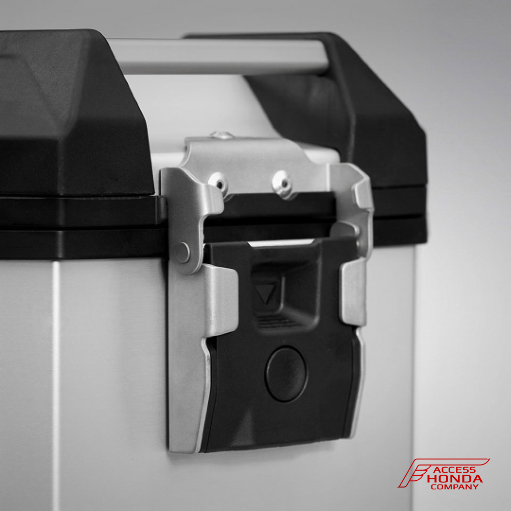 Боковой кофр SW-Motech TraX® ADVENTURE ALU-BOX 45L. Silver (левый) для мотоцикла Honda Боковой кофр SW-Motech TraX® ADVENTURE ALU-BOX 45L. Silver (левый) для мотоцикла Honda