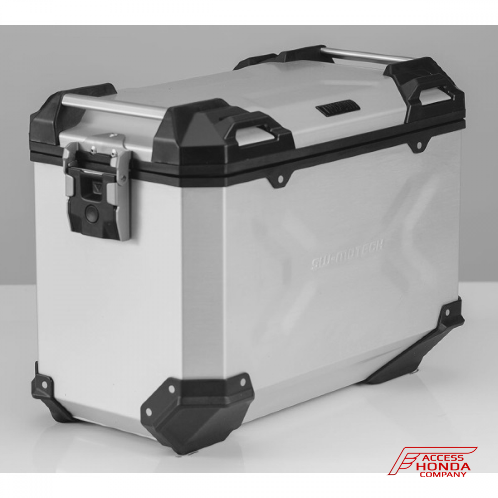 Боковой кофр SW-Motech TraX® ADVENTURE ALU-BOX 45L. Silver (левый) для мотоцикла Honda Боковой кофр SW-Motech TraX® ADVENTURE ALU-BOX 45L. Silver (левый) для мотоцикла Honda