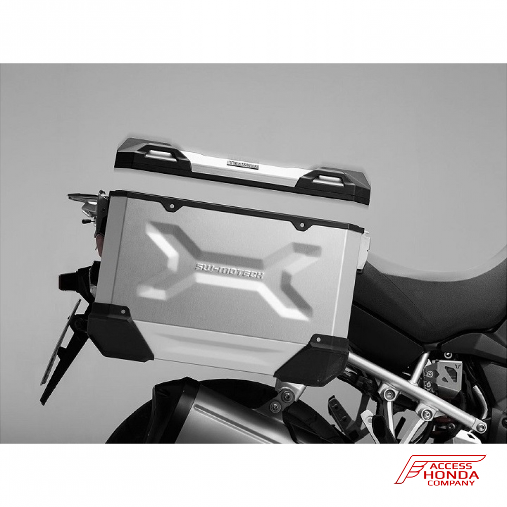 Боковой кофр SW-Motech TraX® ADVENTURE ALU-BOX 37L. Silver (правый) для мотоцикла Honda Боковой кофр SW-Motech TraX® ADVENTURE ALU-BOX 37L. Silver (правый) для мотоцикла Honda