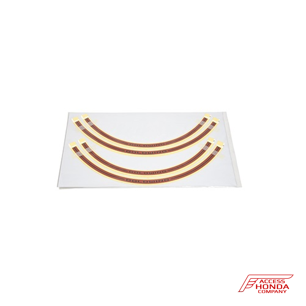 Цветная лента на обод колеса для Honda GL1800 Gold Wing Tour 2021 Цветная лента на обод колеса для Honda GL1800 Gold Wing Tour 2021