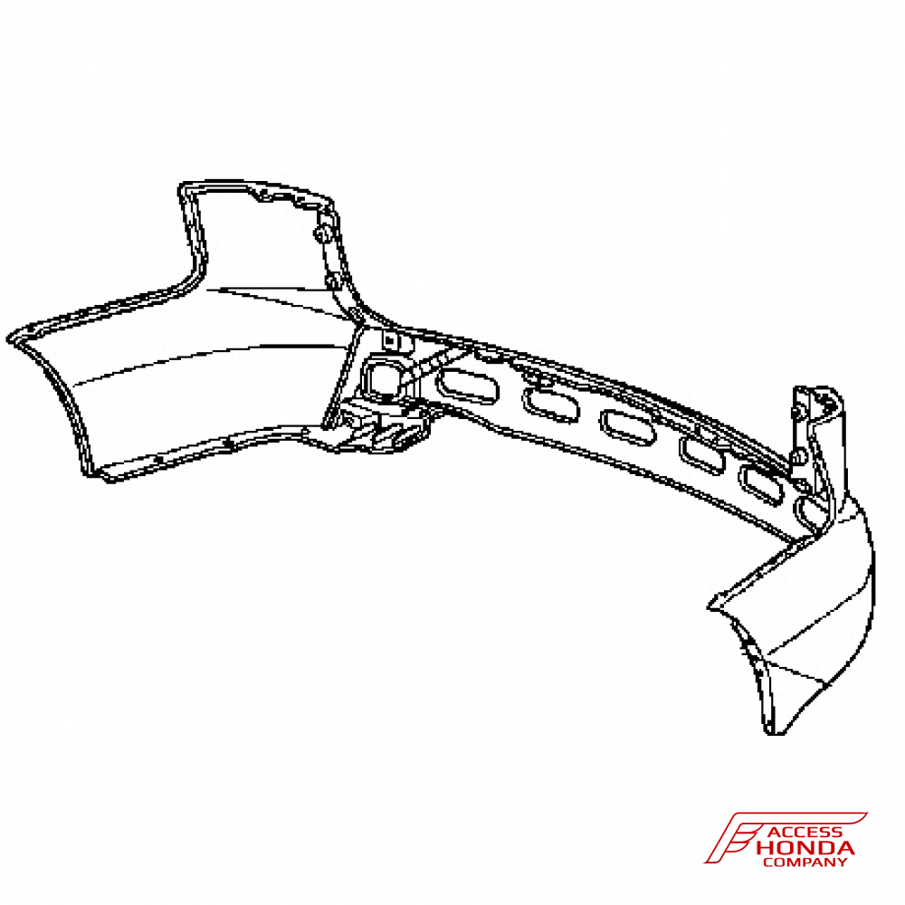 Задний бампер для Acura MDX II 2007-09 04715-STX-A91ZZ Задний бампер для Acura MDX II 2007-09 04715-STX-A91ZZ
