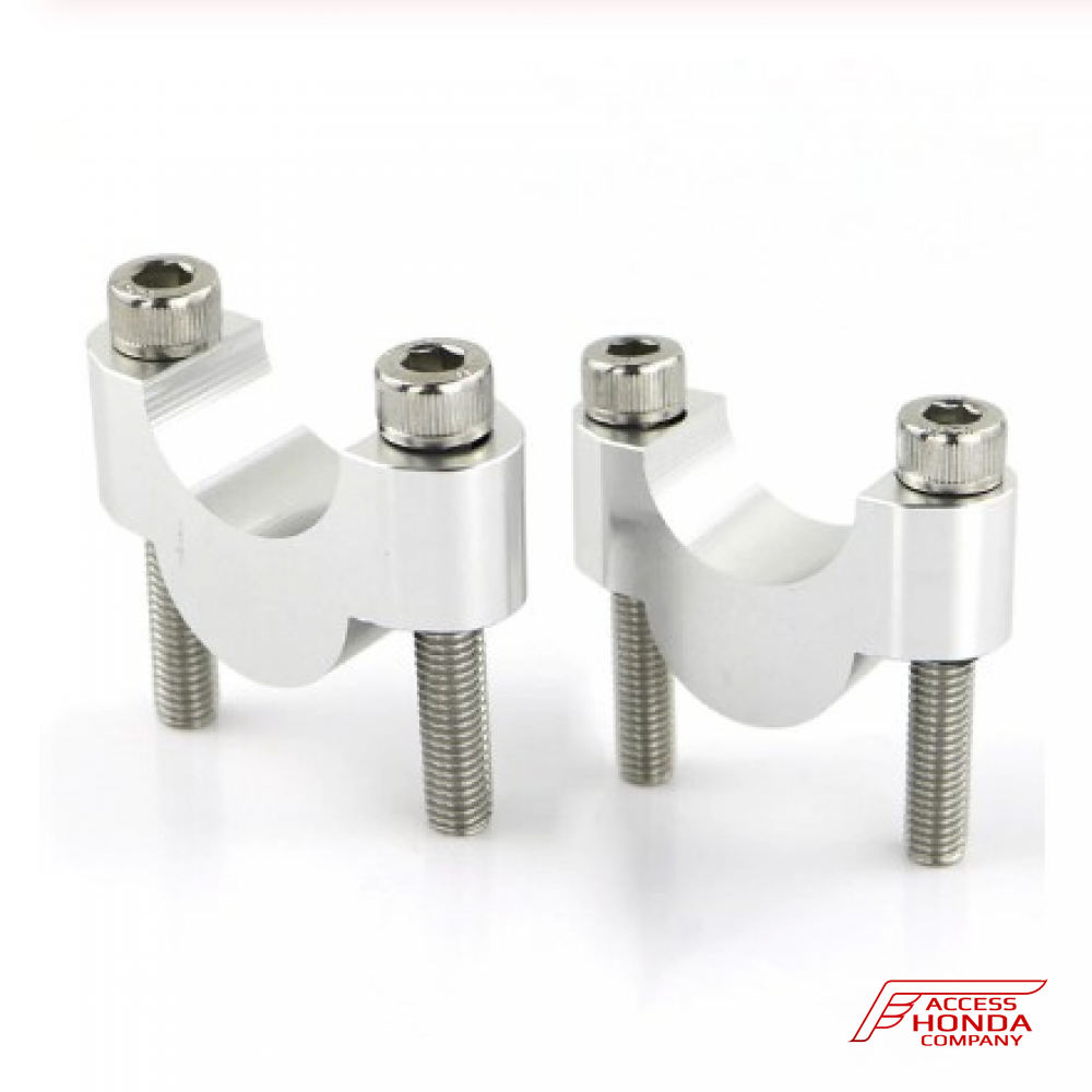 Проставки руля для мотоцикла Honda с рулём ∅ 28 мм (20, 30, 40 мм, серебро) Проставки руля для мотоцикла Honda с рулём ∅ 28 мм (20, 30, 40 мм, серебро)