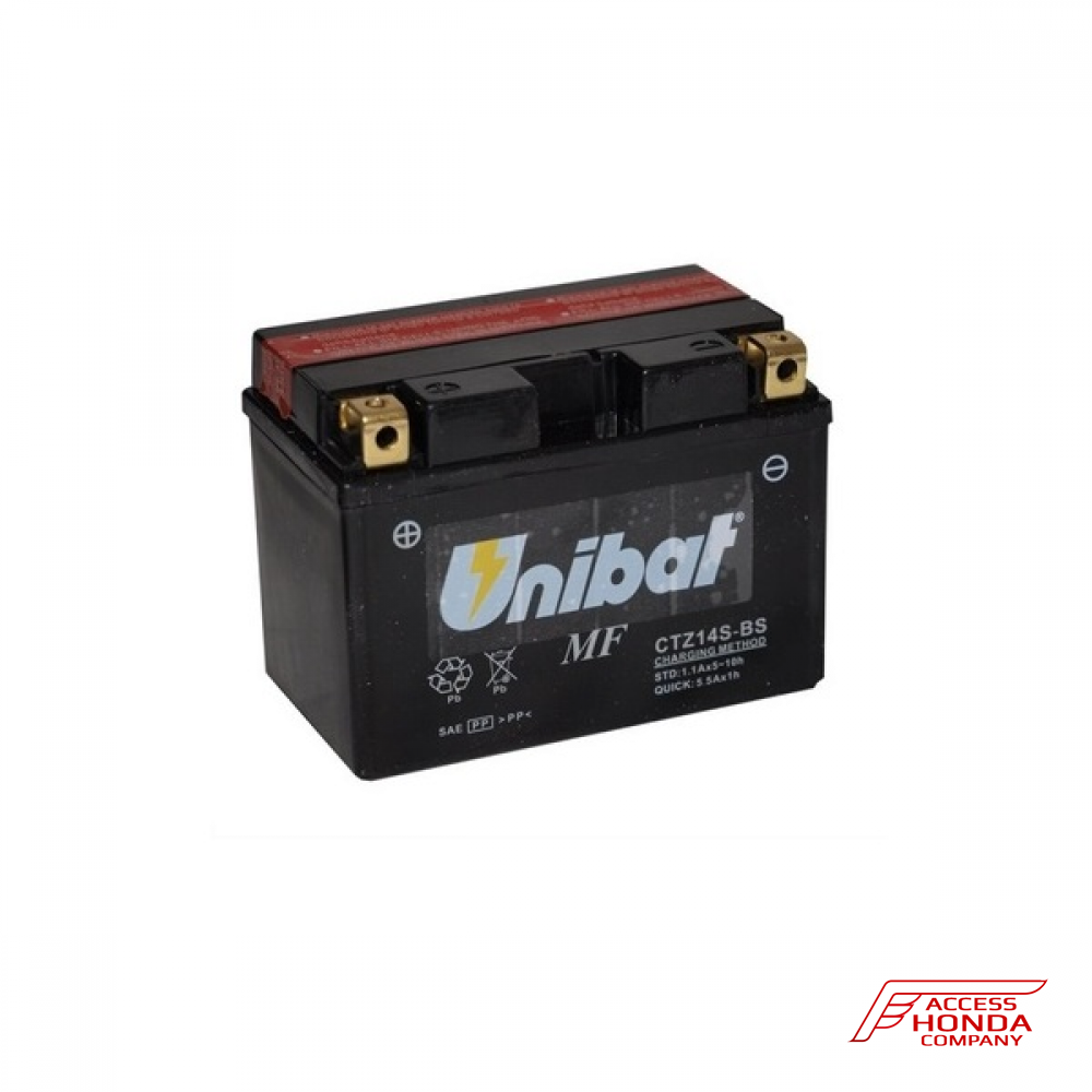 Аккумулятор UNIBAT YTZ14S-BS / CTZ14S-BS для мотоцикла Honda Аккумулятор UNIBAT YTZ14S-BS / CTZ14S-BS для мотоцикла Honda