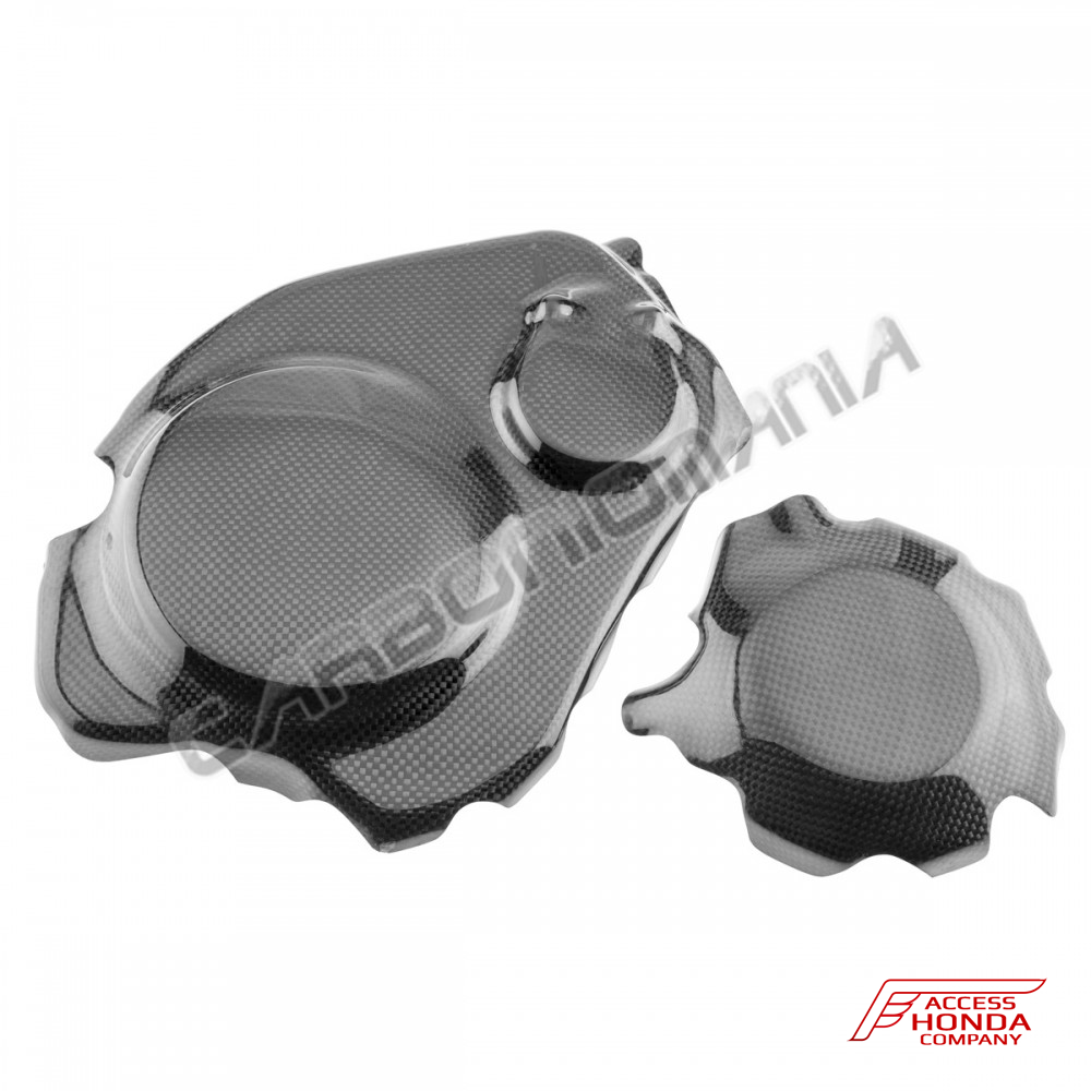 Декоративные крышки двигателя Carboniomania (Карбон) для Honda CBR1000RR 2004-2005 Декоративные крышки двигателя Carboniomania (Карбон) для Honda CBR1000RR 2004-2005