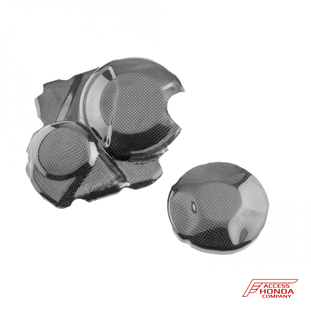 Декоративные крышки двигателя Carboniomania (Карбон) для Honda CBR600RR 2009-2016 Декоративные крышки двигателя Carboniomania (Карбон) для Honda CBR600RR 2009-2016