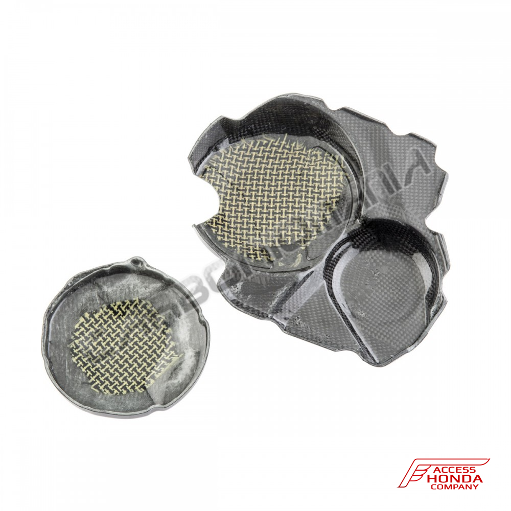 Декоративные крышки двигателя Carboniomania (Карбон) для Honda CBR600RR 2009-2016 Декоративные крышки двигателя Carboniomania (Карбон) для Honda CBR600RR 2009-2016