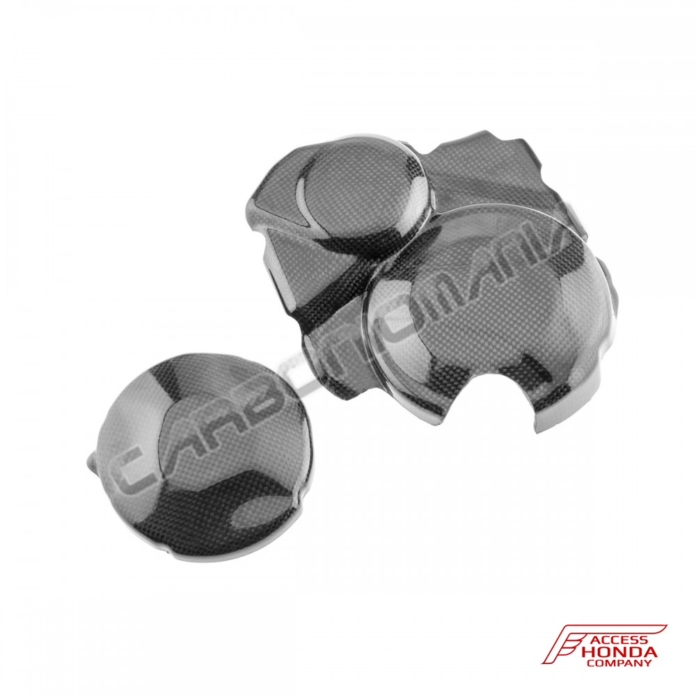 Декоративные крышки двигателя Carboniomania (Карбон) для Honda CBR600RR 2009-2016 Декоративные крышки двигателя Carboniomania (Карбон) для Honda CBR600RR 2009-2016