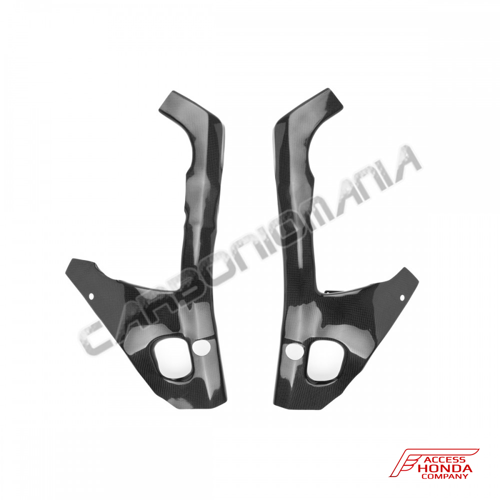 Накладки на раму Carboniomania (Карбон) для Honda CBR600RR 2003-2004 Накладки на раму Carboniomania (Карбон) для Honda CBR600RR 2003-2004