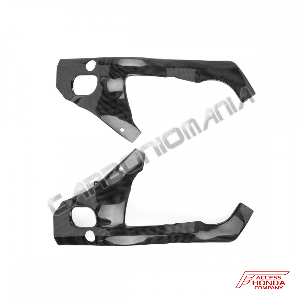 Накладки на раму Carboniomania (Карбон) для Honda CBR600RR 2003-2004 Накладки на раму Carboniomania (Карбон) для Honda CBR600RR 2003-2004