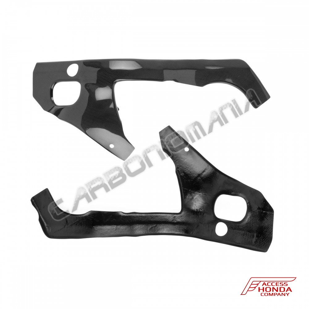 Накладки на раму Carboniomania (Карбон) для Honda CBR600RR 2005-2006 Накладки на раму Carboniomania (Карбон) для Honda CBR600RR 2005-2006