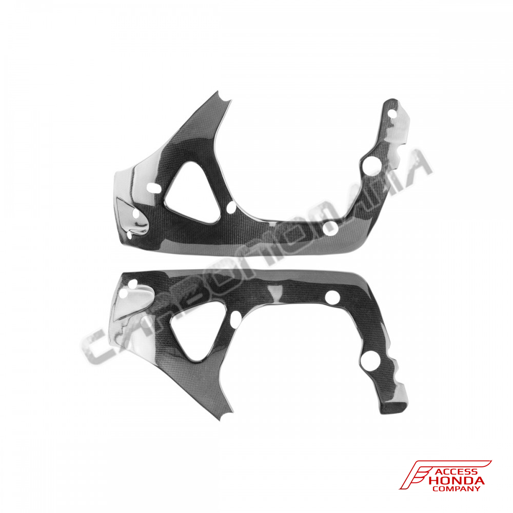 Накладки на раму Carboniomania (Карбон) для Honda CBR600RR 2007-2008 Накладки на раму Carboniomania (Карбон) для Honda CBR600RR 2007-2008