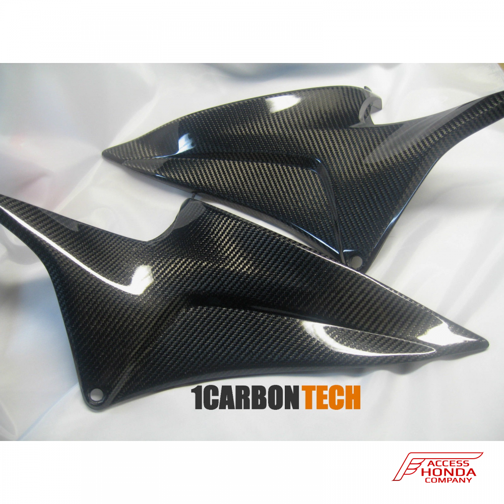 Карбоновые боковые накладки для CBR600RR 2007-12 Карбоновые боковые накладки для CBR600RR 2007-12