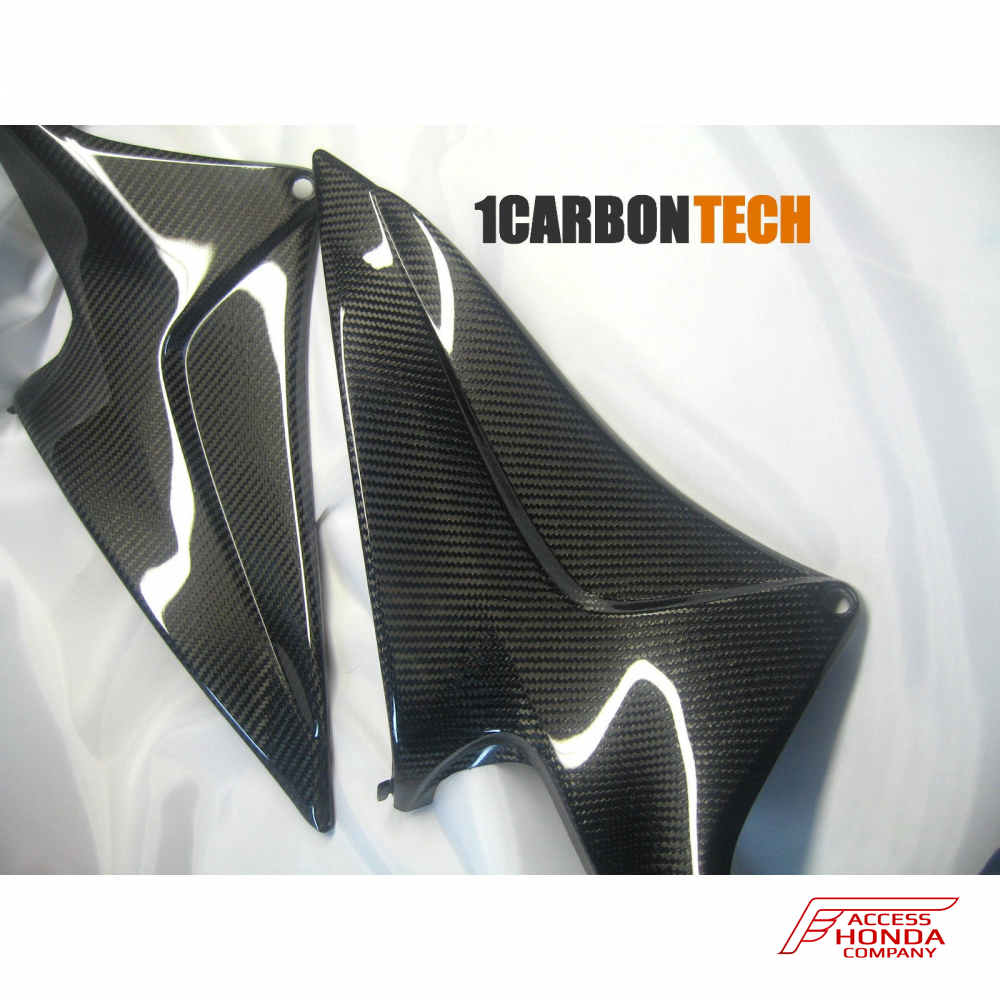 Карбоновые боковые накладки для CBR600RR 2007-12 Карбоновые боковые накладки для CBR600RR 2007-12
