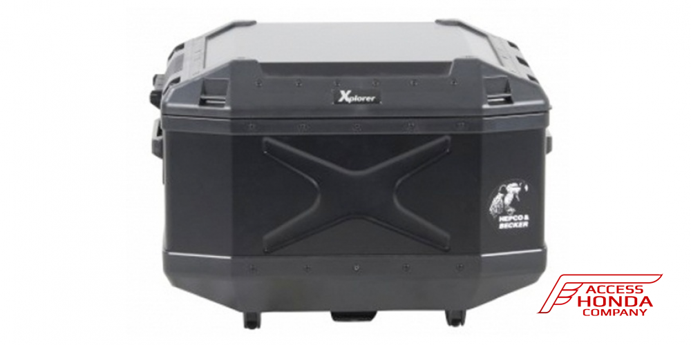 Центральный кофр Hepco&Becker Xplorer 45 л. для мотоцикла Honda (чёрный цвет) Центральный кофр Hepco&Becker Xplorer 45 л. для мотоцикла Honda (чёрный цвет)
