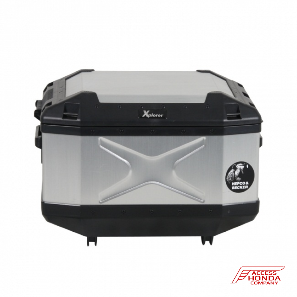 Центральный кофр Hepco&Becker Xplorer 45 л. для мотоцикла Honda (серебристый цвет) Центральный кофр Hepco&Becker Xplorer 45 л. для мотоцикла Honda (серебристый цвет)
