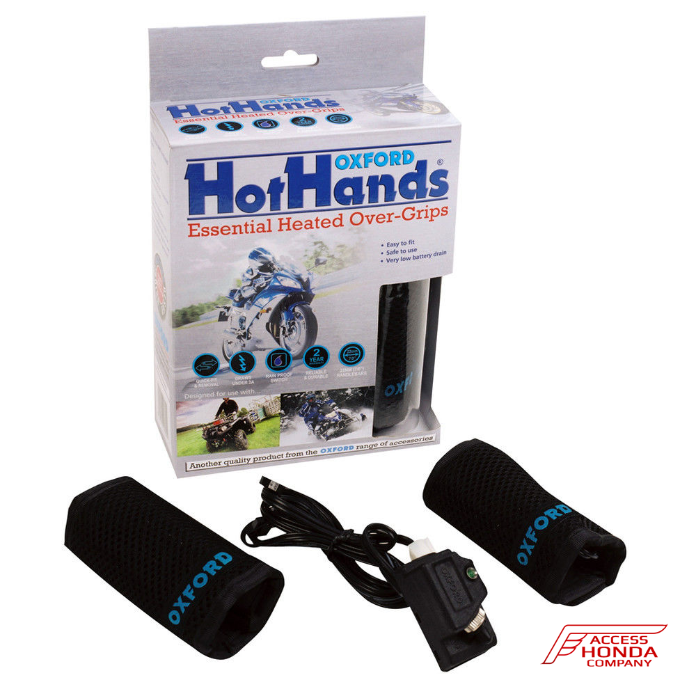 Чехлы с подогревом Oxford Ø 22 мм для рукояток мотоцикла/квадроцикла/снегохода Honda Чехлы с подогревом Oxford Ø 22 мм для рукояток мотоцикла/квадроцикла/снегохода Honda