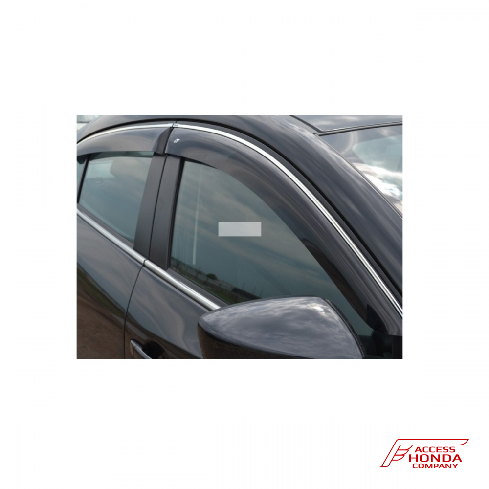 Дефлекторы дверей COBRA TUNING с хромированным молдингом для автомобиля Honda CR-V 3 2007-2011 Дефлекторы дверей COBRA TUNING с хромированным молдингом для автомобиля Honda CR-V 3 2007-2011