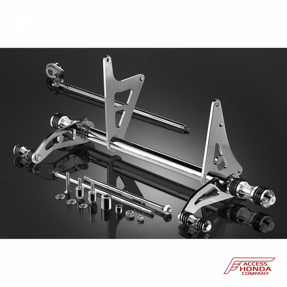 Комплект подножек с креплением и лапками DPM Race для Honda VT500 Комплект подножек с креплением и лапками DPM Race для Honda VT500