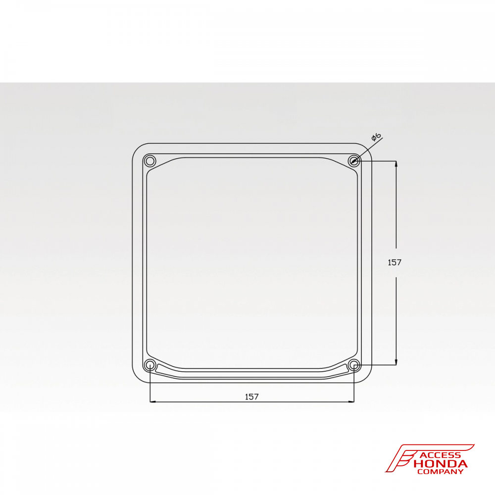 Рамка номерного знака DPM Race для мотоциклов Honda Рамка номерного знака DPM Race для мотоциклов Honda