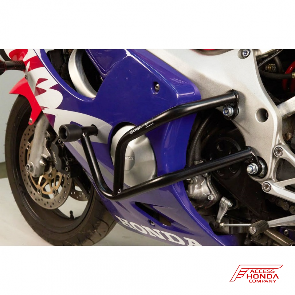 Защитные дуги (клетка) + слайдеры Crazy Iron для мотоцикла Honda CBR600F4/F4i/Sport (3 точки опоры) Защитные дуги (клетка) + слайдеры Crazy Iron для мотоцикла Honda CBR600F4/F4i/Sport (3 точки опоры)
