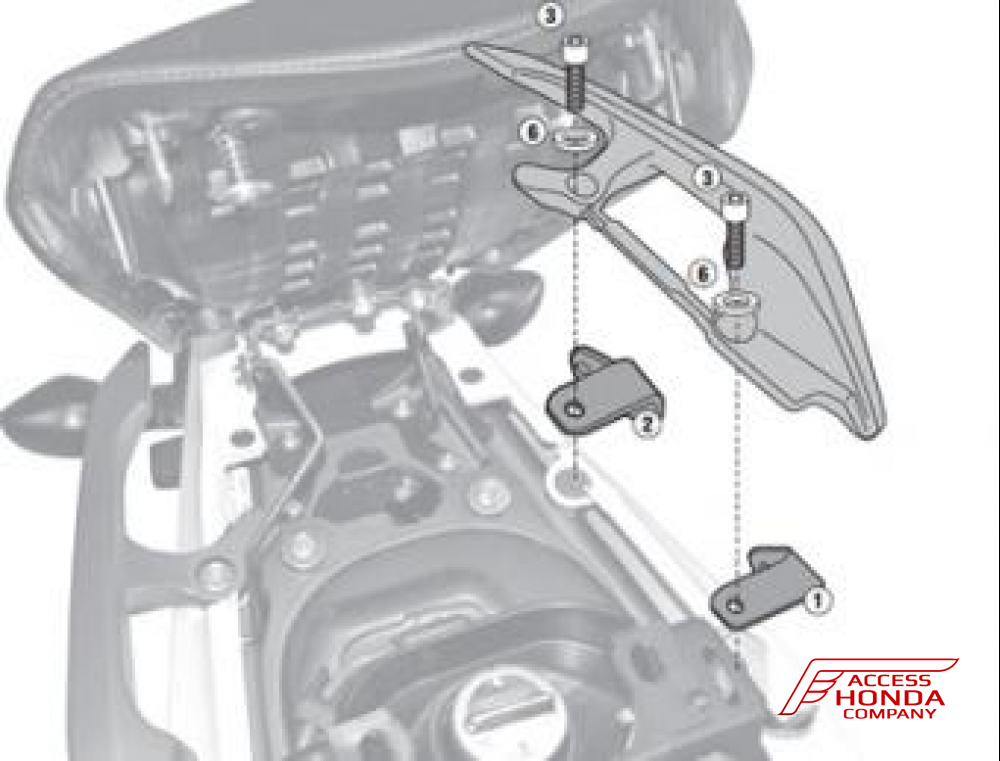 GIVI / KAPPA Крепеж дополнительный для 111KIT GIVI / KAPPA Крепеж дополнительный для 111KIT