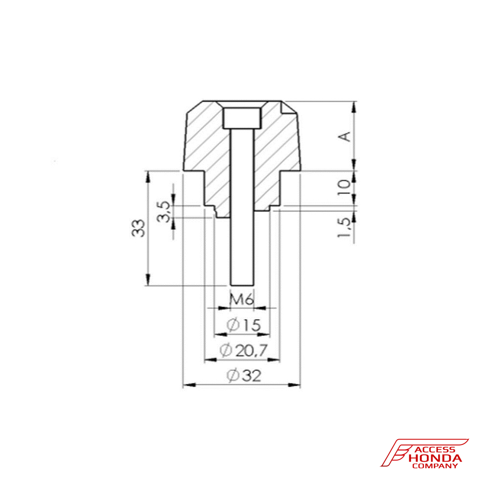 Грузики руля Puig (Short) для мотоциклов Honda Грузики руля Puig (Short) для мотоциклов Honda