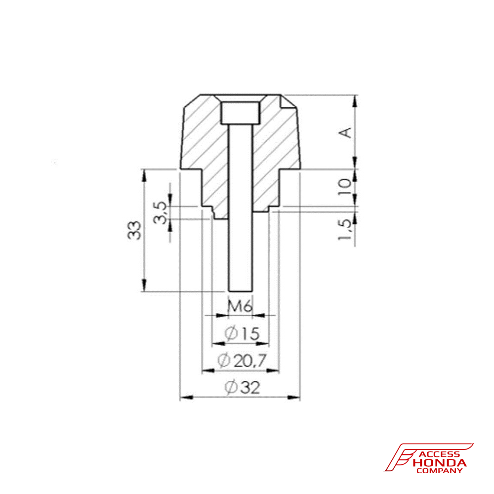 Грузики руля Puig (Long) для мотоциклов Honda Грузики руля Puig (Long) для мотоциклов Honda