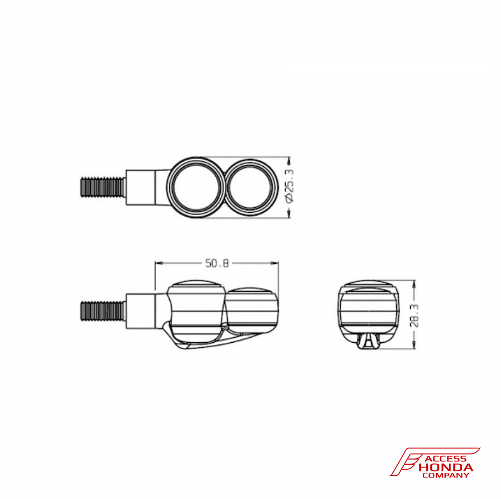 Указатели поворота Puig для мотоцикла Honda Указатели поворота Puig для мотоцикла Honda