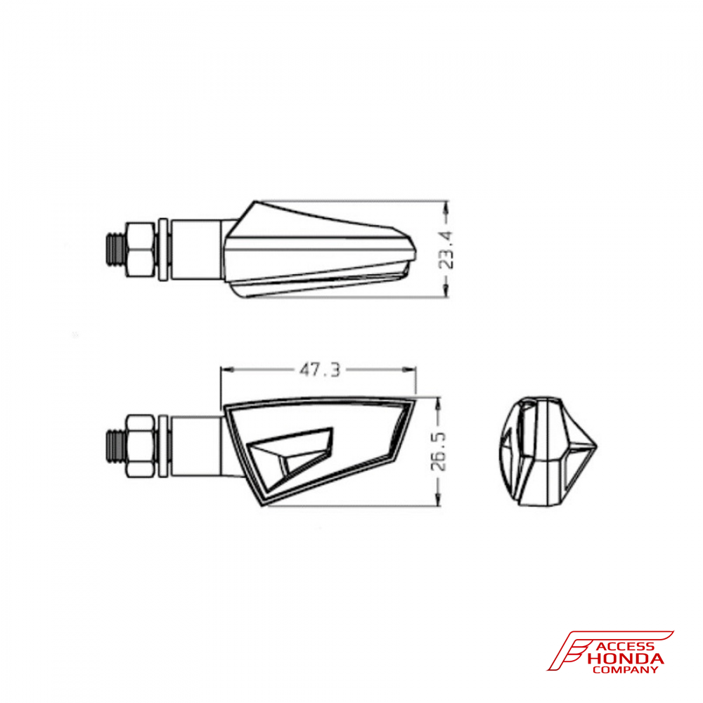 Указатели поворота Puig для мотоцикла Honda Указатели поворота Puig для мотоцикла Honda
