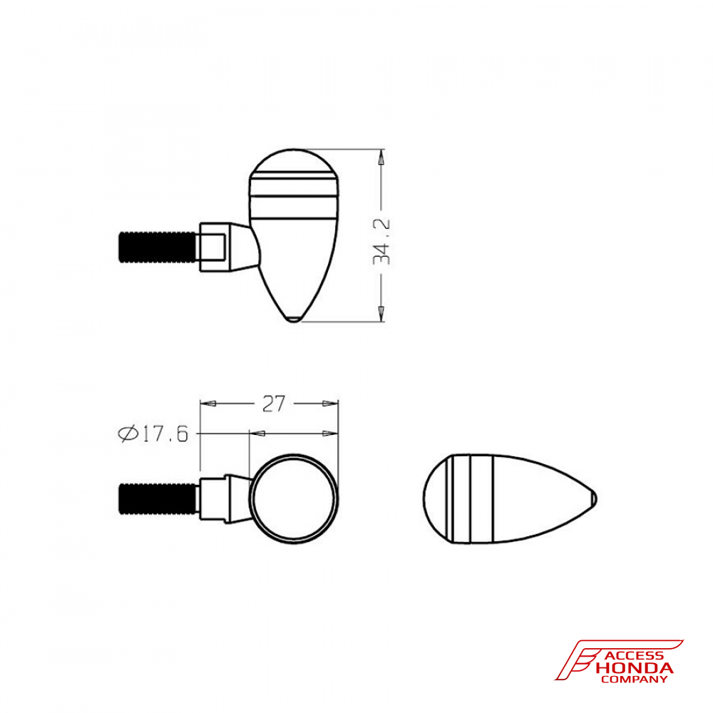 Указатели поворота Puig для мотоцикла Honda Указатели поворота Puig для мотоцикла Honda