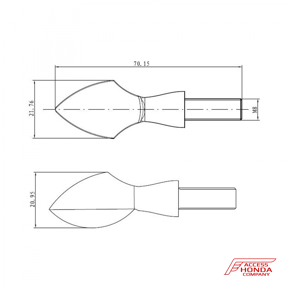 Указатели поворота Puig для мотоцикла Honda Указатели поворота Puig для мотоцикла Honda
