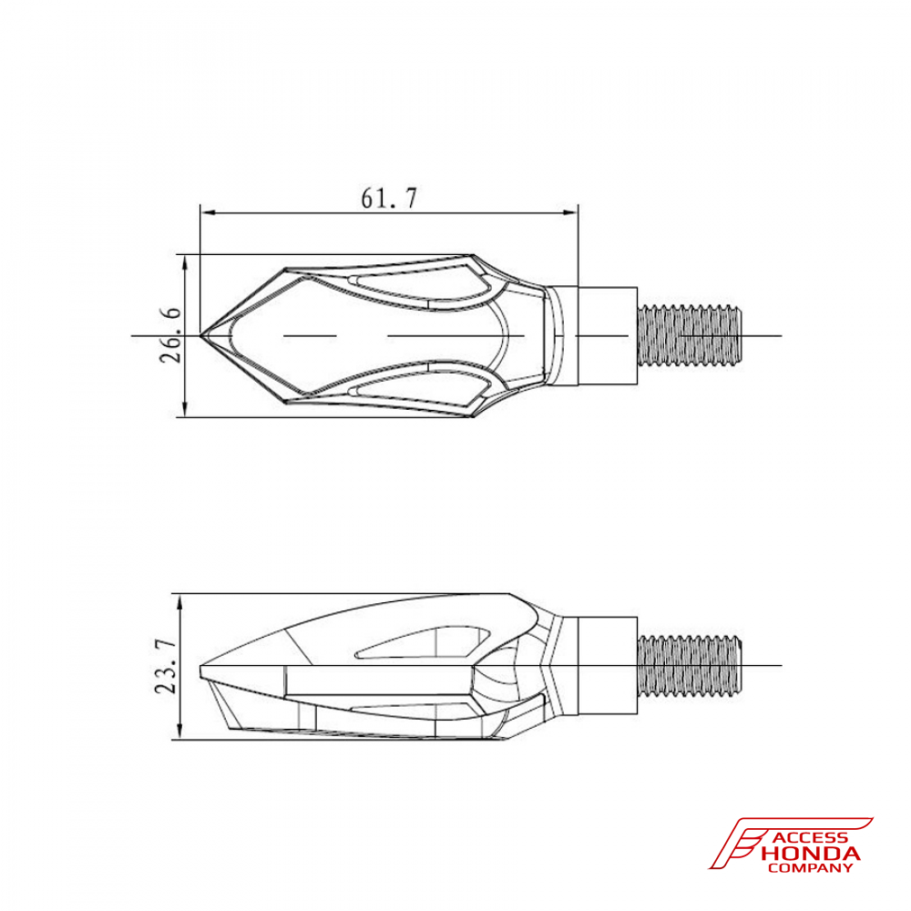 Указатели поворота Puig для мотоцикла Honda Указатели поворота Puig для мотоцикла Honda