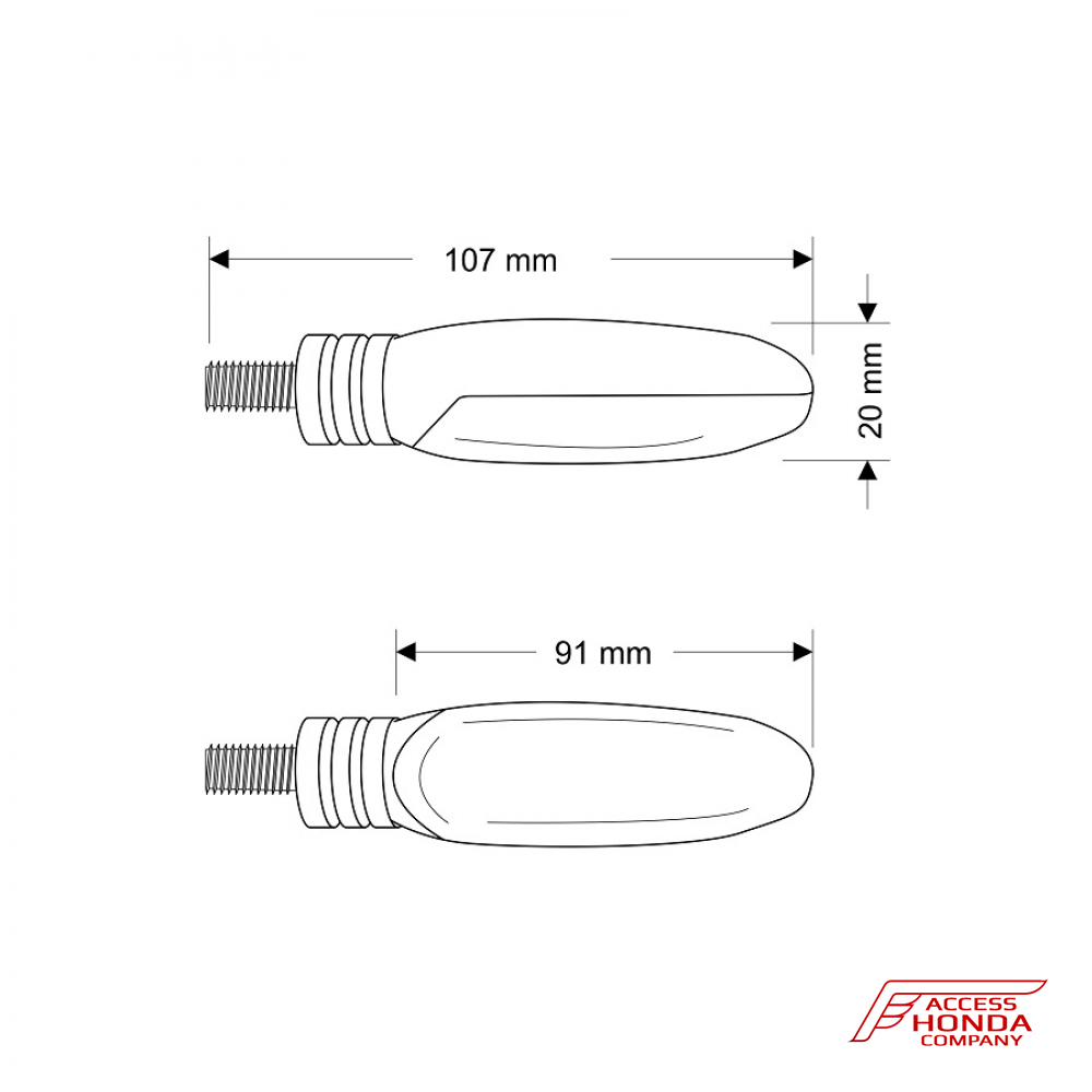 Указатели поворота Puig для мотоцикла Honda Указатели поворота Puig для мотоцикла Honda