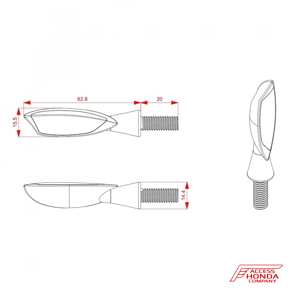 Указатели поворота Puig для мотоцикла Honda Указатели поворота Puig для мотоцикла Honda