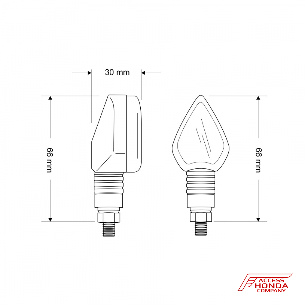 Указатели поворота Puig для мотоцикла Honda Указатели поворота Puig для мотоцикла Honda