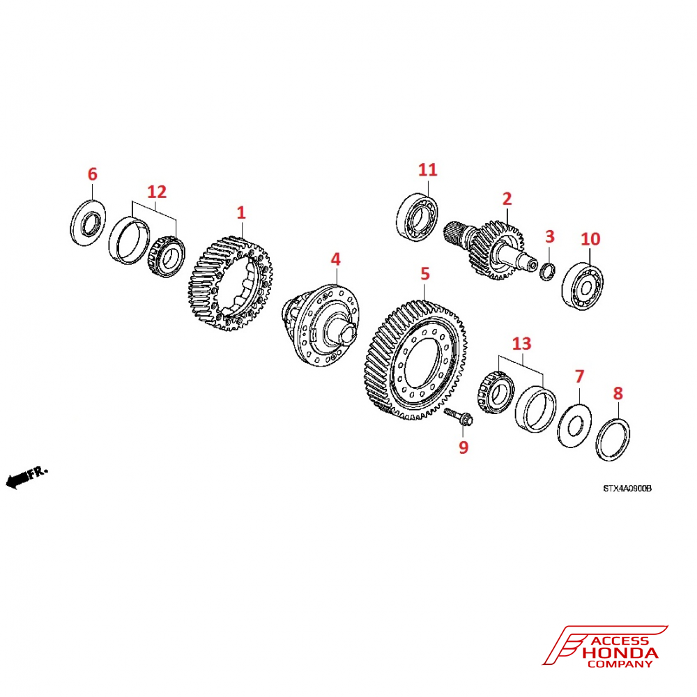 Дифференциал АКПП для Acura MDX 2 Дифференциал АКПП для Acura MDX 2