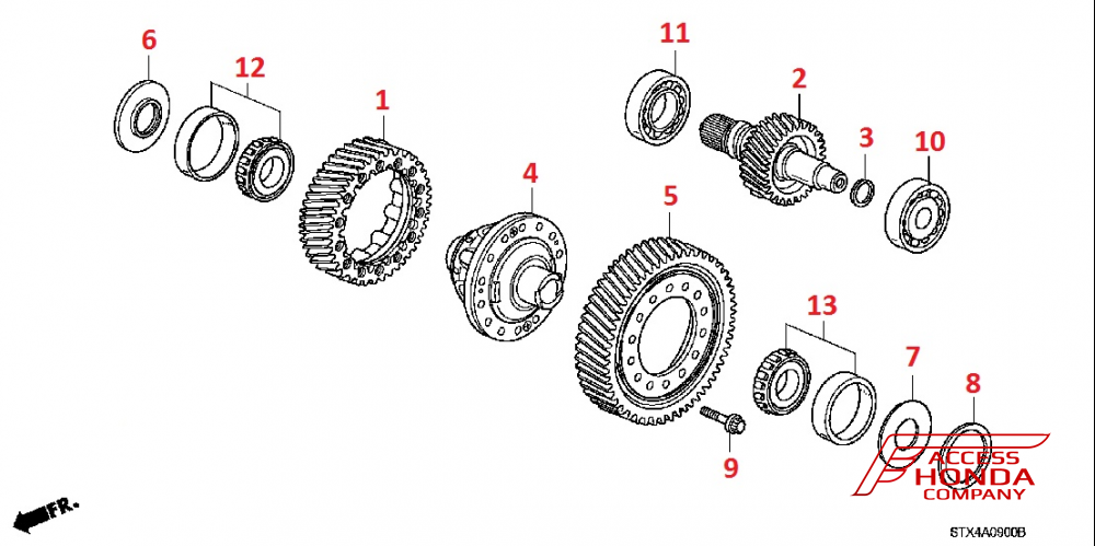 Дифференциал АКПП для Acura MDX 2 Дифференциал АКПП для Acura MDX 2