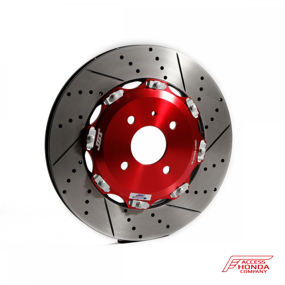 Тормозная система на переднюю ось JBT для Honda Civic VIII Type-R / 4D / 5D 4 поршня Тормозная система на переднюю ось JBT для Honda Civic VIII Type-R / 4D / 5D 4 поршня