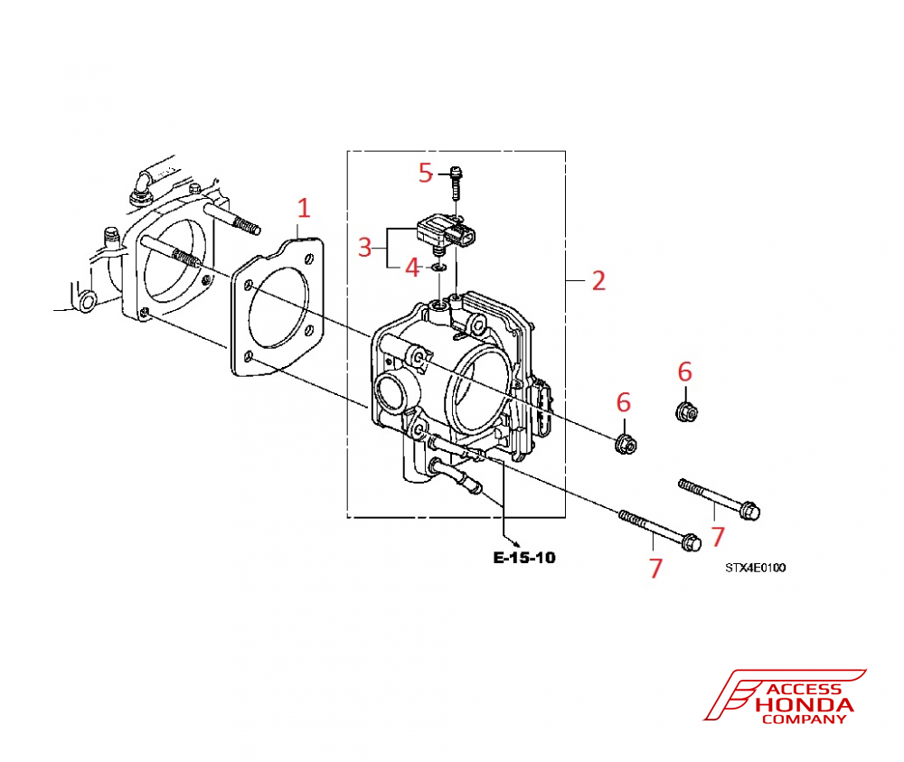 Дроссельная заслонка Acura MDX 2 Дроссельная заслонка Acura MDX 2