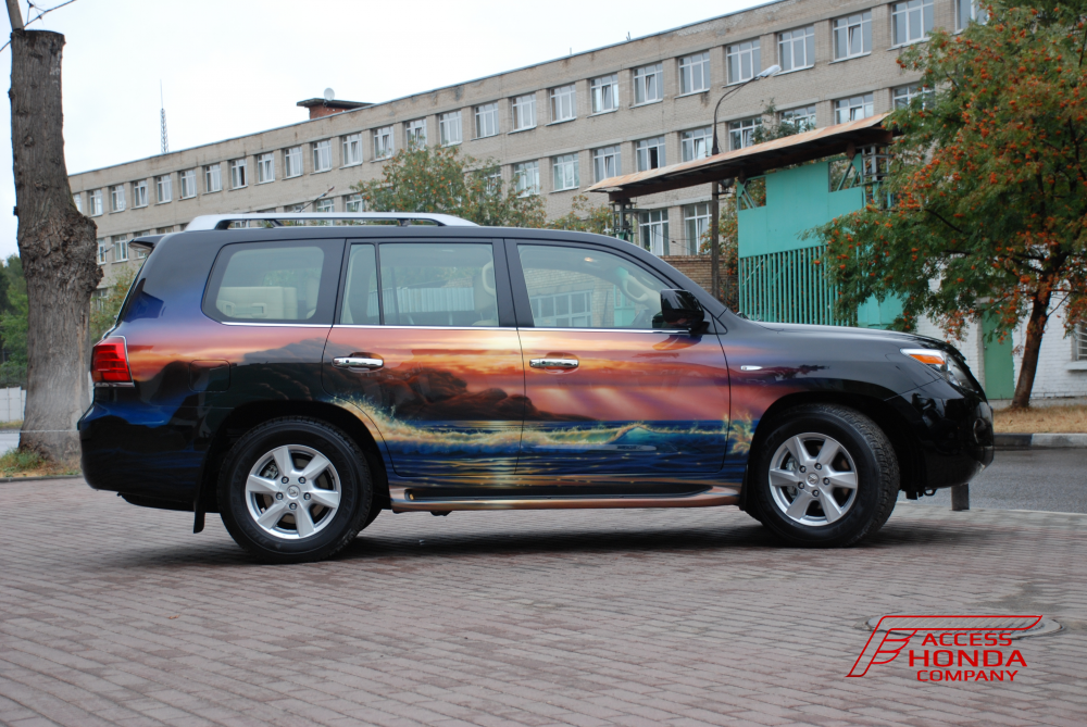 Аэрография Lexus LX 570 Аэрография Lexus LX 570