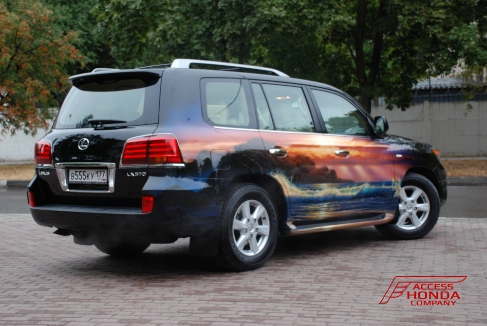 Аэрография Lexus LX 570 Аэрография Lexus LX 570