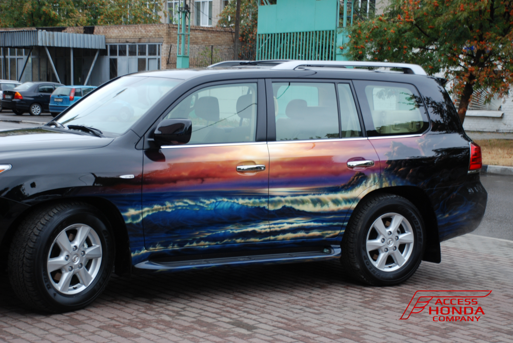 Аэрография Lexus LX 570 Аэрография Lexus LX 570
