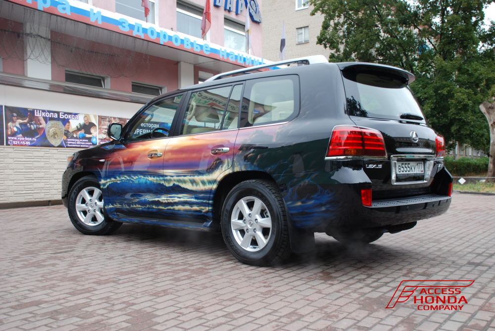Аэрография Lexus LX 570 Аэрография Lexus LX 570