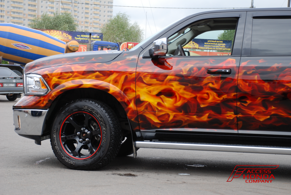 Аэрография Dodge Ram Аэрография Dodge Ram