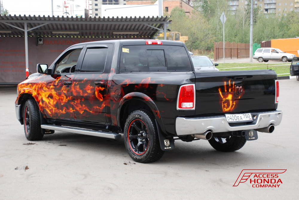 Аэрография Dodge Ram Аэрография Dodge Ram