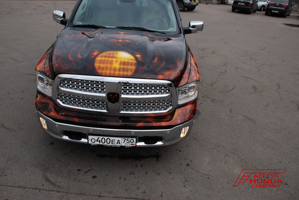 Аэрография Dodge Ram Аэрография Dodge Ram